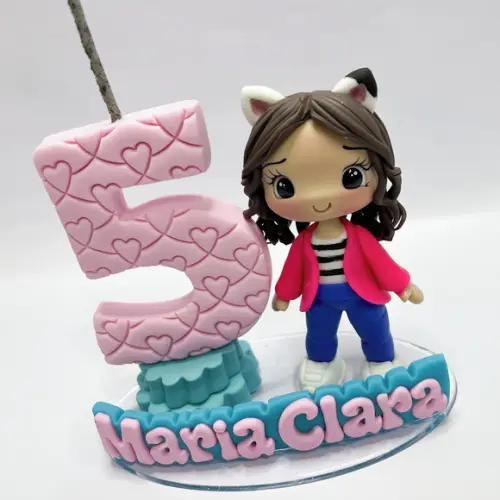 Vela Casa Mágica da Gabby - Biscuit (personalizada)