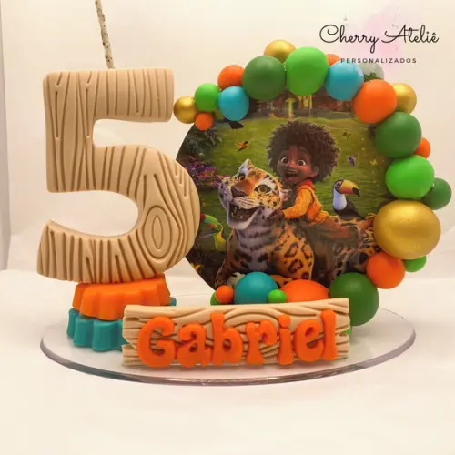 Vela Cenário Antônio Madrigal - Biscuit (personalizada)
