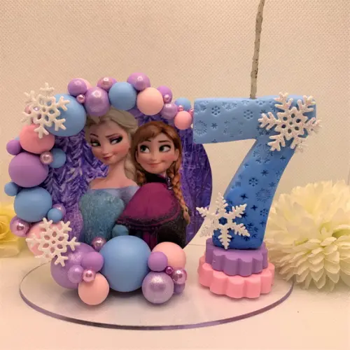 Vela Cenário Frozen - Biscuit (personalizada)