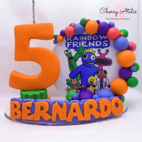 Vela Cenário Rainbow Friends - Biscuit (personalizada)