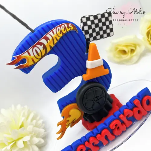 Vela Hot Wheels - Biscuit (personalizada)