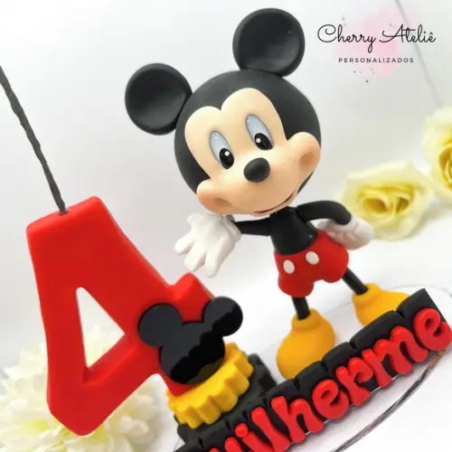 Vela Mickey - Biscuit (personalizada)