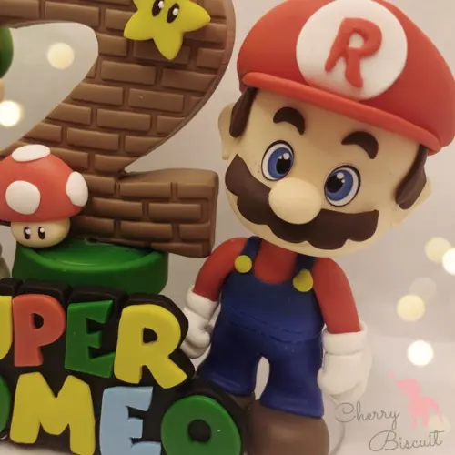Vela Personalizada - Mário Bros e Luigi