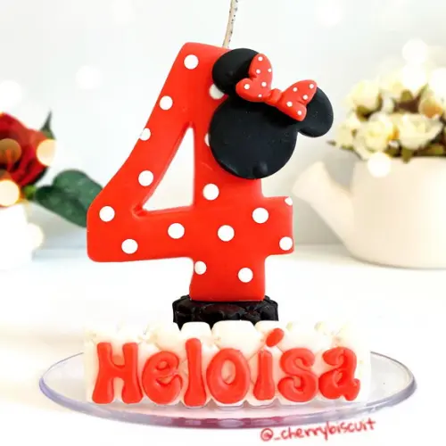 Vela Personalizada - Minnie