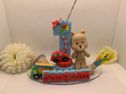 Vela Personalizada - Tema: Fábrica de Brinquedos