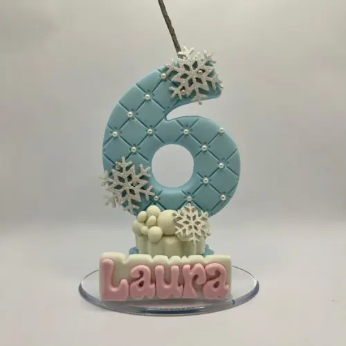 Vela Personalizada - Tema: Frozen