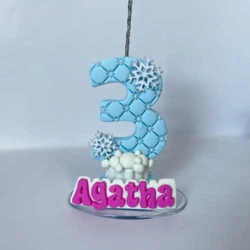 Vela Personalizada - Tema: Frozen