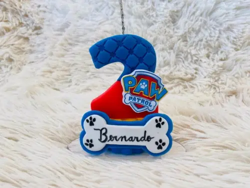 Vela Personalizada - Tema: Patrulha Canina