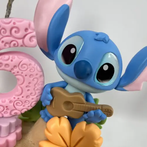 Vela Stitch com Boneca - Biscuit (personalizada)