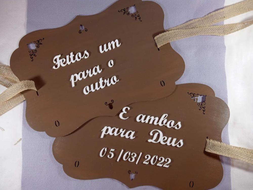 PLACAS PARA CADEIRA CASAMENTO