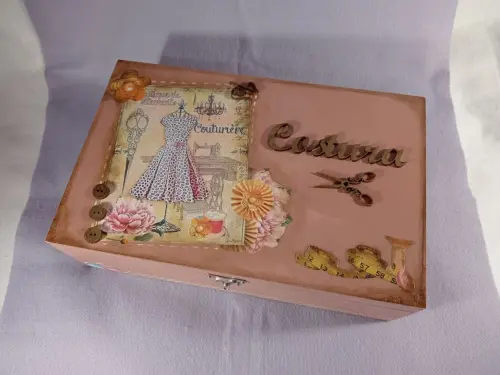 CAIXA PARA COSTURA MDF