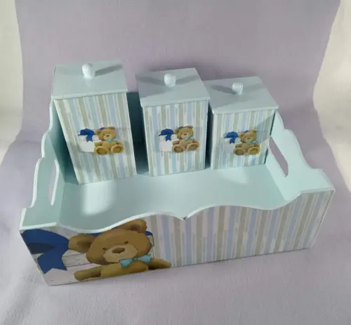 KIT HIGIENE PARA BEBÊS (4 PEÇAS)