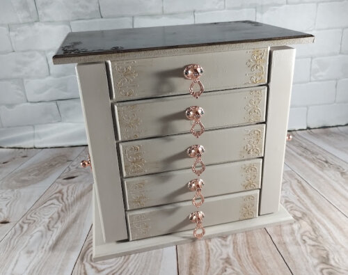 MINI CÔMODA PARA BIJUS/JÓIAS (MDF)