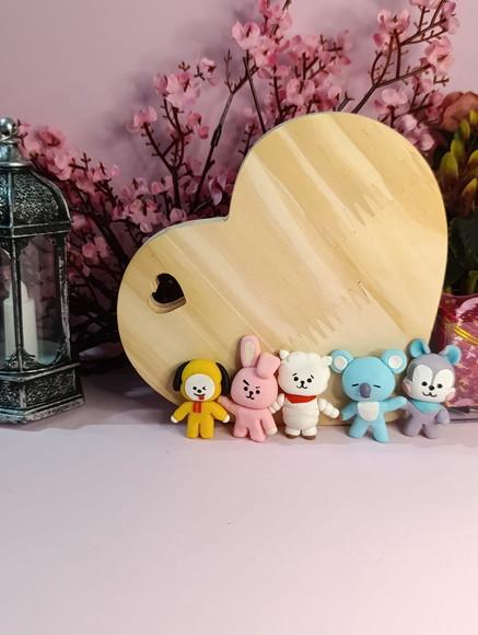 Biscuit Bt21 Bts Unidade 5 cm