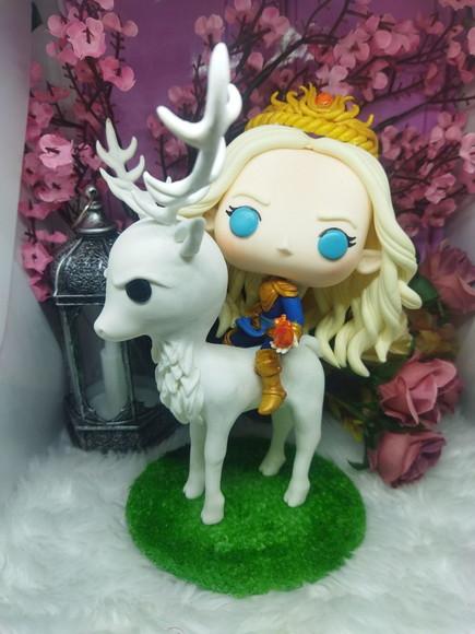 Funko em Biscuit Aelin Galathynius e Senhor do Norte de Tog