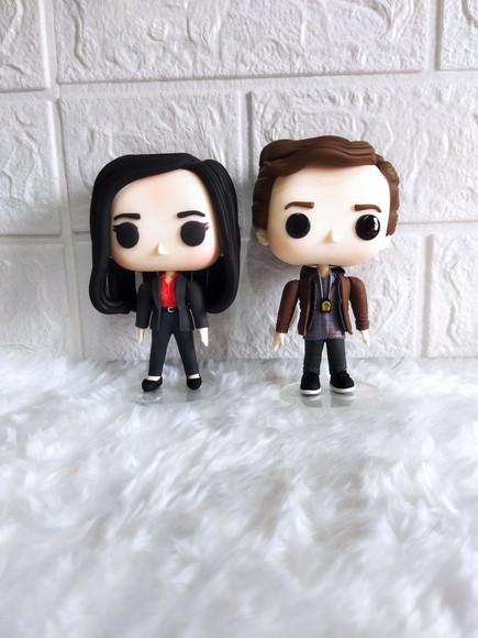 Funko em Biscuit Amy Santiago e Jake Peralta de Brooklyn 99