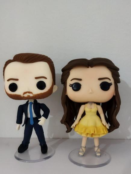Funko em Biscuit Eda Yildiz e Serkan Bolat Série Cal Kapimi