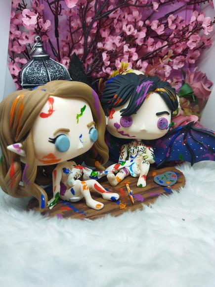 Funko em Biscuit Feyre Archeron e Rhysand Capítulo 55 Acotar