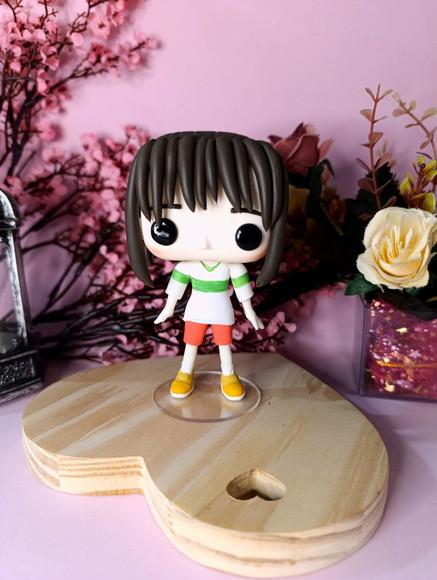Funko em Biscuit Haku e Chihiro de a Viagem de Chihiro
