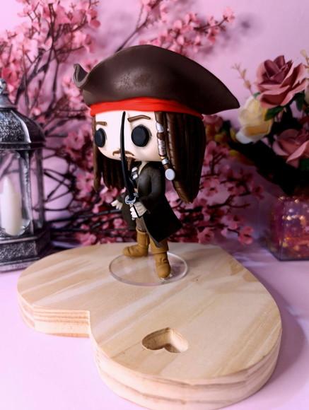 Funko em Biscuit Jack Sparrow Pers. de Piratas do Carib
