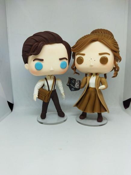 Funko em Biscuit Iris Winnow e Roman Kitt Divinos Rivais