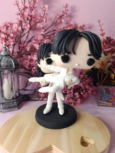 Funko em Biscuit Jk e Jimin Apresentação Mma 2020