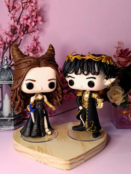 Funko em Biscuit Jude Duarte e Cardan Greenb Principe Cruel