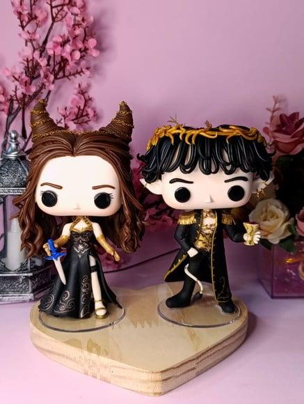 Funko em Biscuit Jude Duarte e Cardan Greenb Principe Cruel