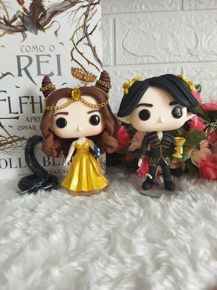 Funko em Biscuit Jude Duarte e Cardan Greenb Principe Cruel