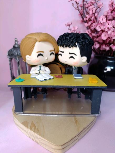 Funko em Biscuit Nick Nelson e Charlie Spring de Heartstoppe