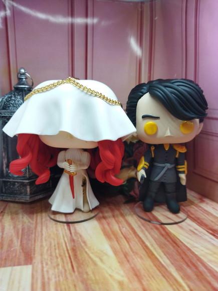 Funko em Biscuit Poppy com Véu e Casteel de Sangue e Cinzas