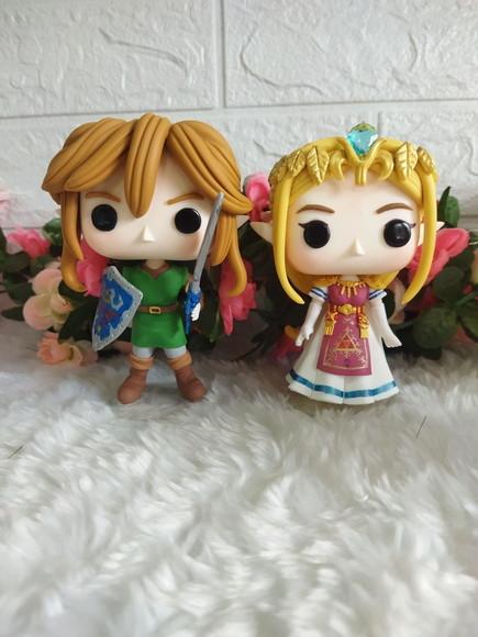 Funko em Biscuit Princesa Zelda e Onagem The Legend Of Zelda