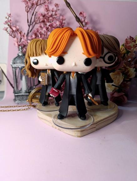 Funko em Biscuit Trio de Harry Potter