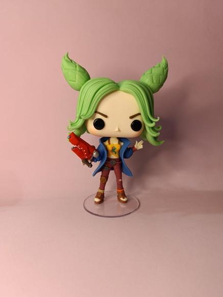 Funko em Biscuit Zeri Counters Personagem do Jogo Lol