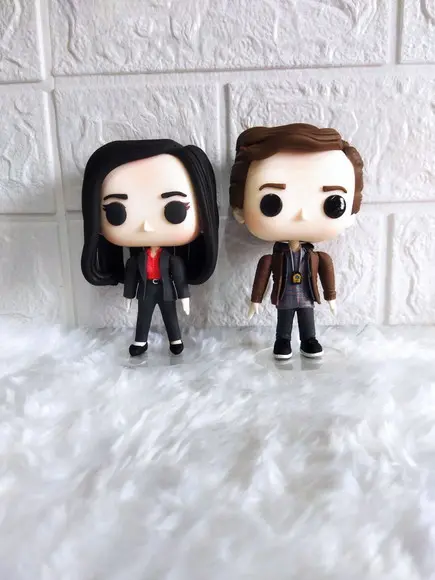 Funko em Biscuit Amy Santiago e Jake Peralta de Brooklyn 99