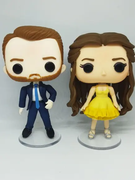 Funko em Biscuit Eda Yildiz e Serkan Bolat Série Cal Kapimi