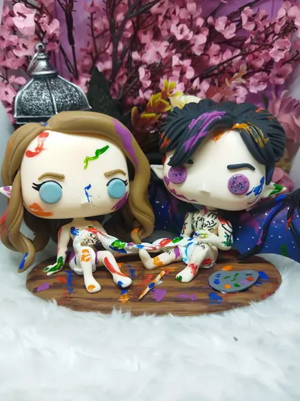 Funko em Biscuit Feyre Archeron e Rhysand Capítulo 55 Acotar