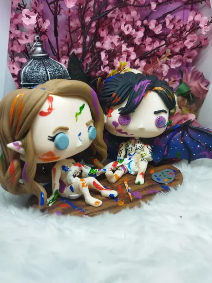 Funko em Biscuit Feyre Archeron e Rhysand Capítulo 55 Acotar