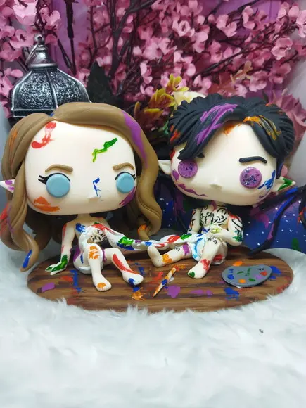 Funko em Biscuit Feyre Archeron e Rhysand Capítulo 55 Acotar