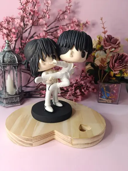 Funko em Biscuit Jk e Jimin Apresentação Mma 2020
