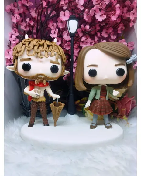 Funko em Biscuit Lucia e Senhor Tumnus Crônicas de Nárnia