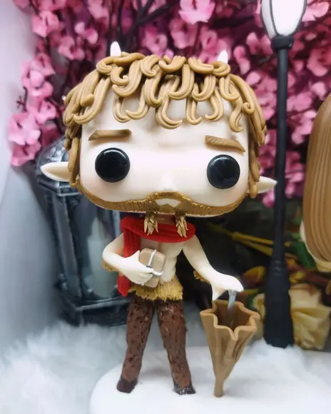 Funko em Biscuit Lucia e Senhor Tumnus Crônicas de Nárnia