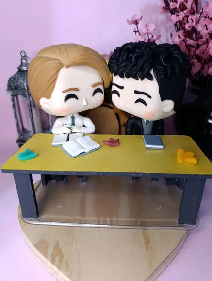 Funko em Biscuit Nick Nelson e Charlie Spring de Heartstoppe