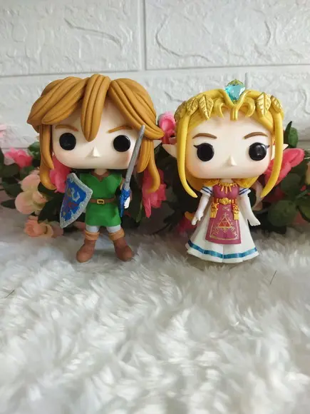 Funko em Biscuit Princesa Zelda e Onagem The Legend Of Zelda