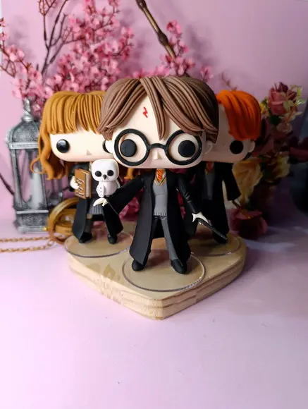Funko em Biscuit Trio de Harry Potter