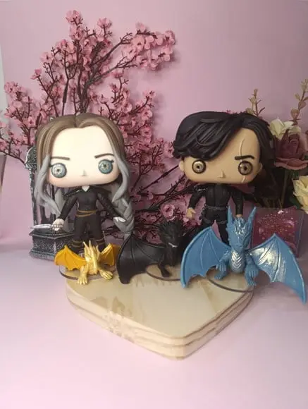 Funko em Biscuit Xaden e Violet Quarta Asa