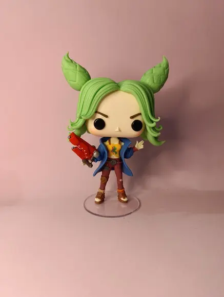 Funko em Biscuit Zeri Counters Personagem do Jogo Lol