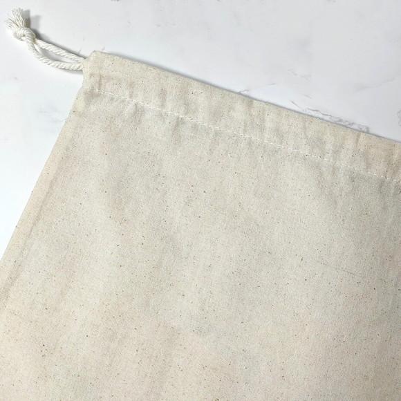 100 Dust Bags em Algodão Cru - 35 x 35cm