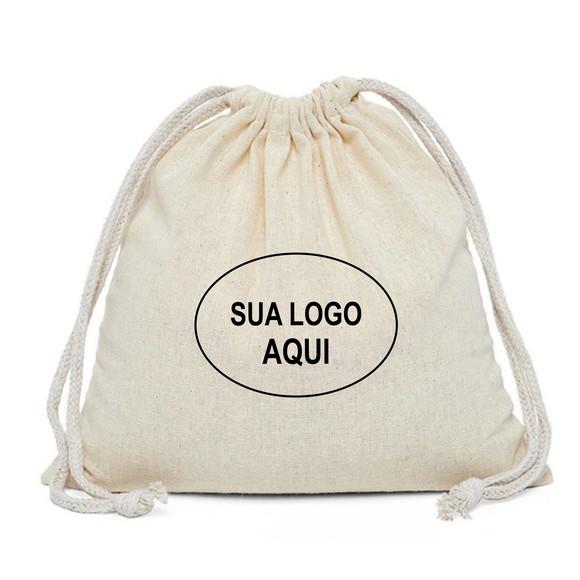100 Dust Bags em Algodão Cru - 35 x 35cm