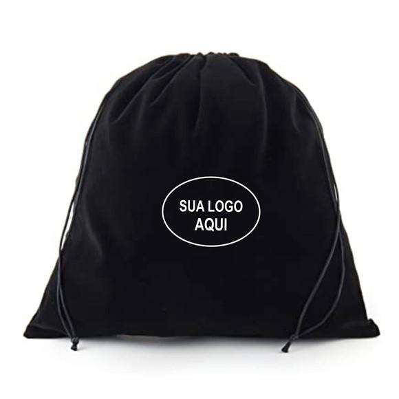 100 Dust Bags Em Malha Personalizados - 40 X 50cm